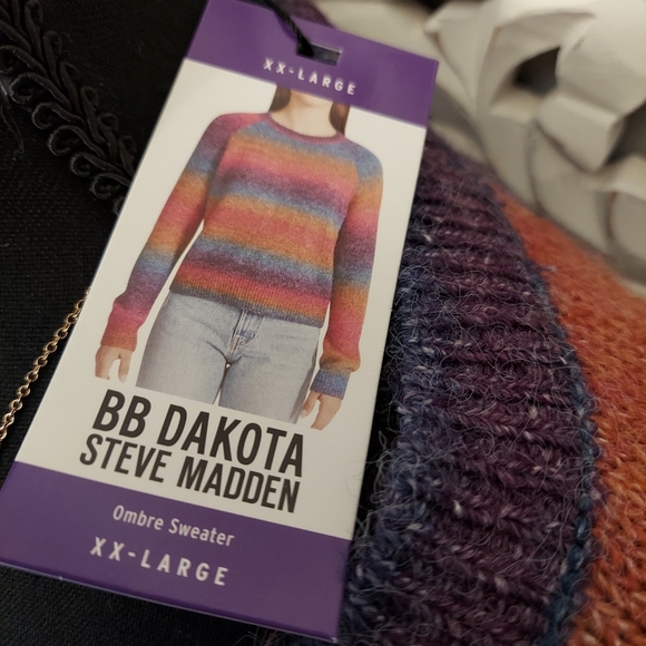 BB Dakota Steve Madden Ombre Sweater XXL - Picture 2 of 3